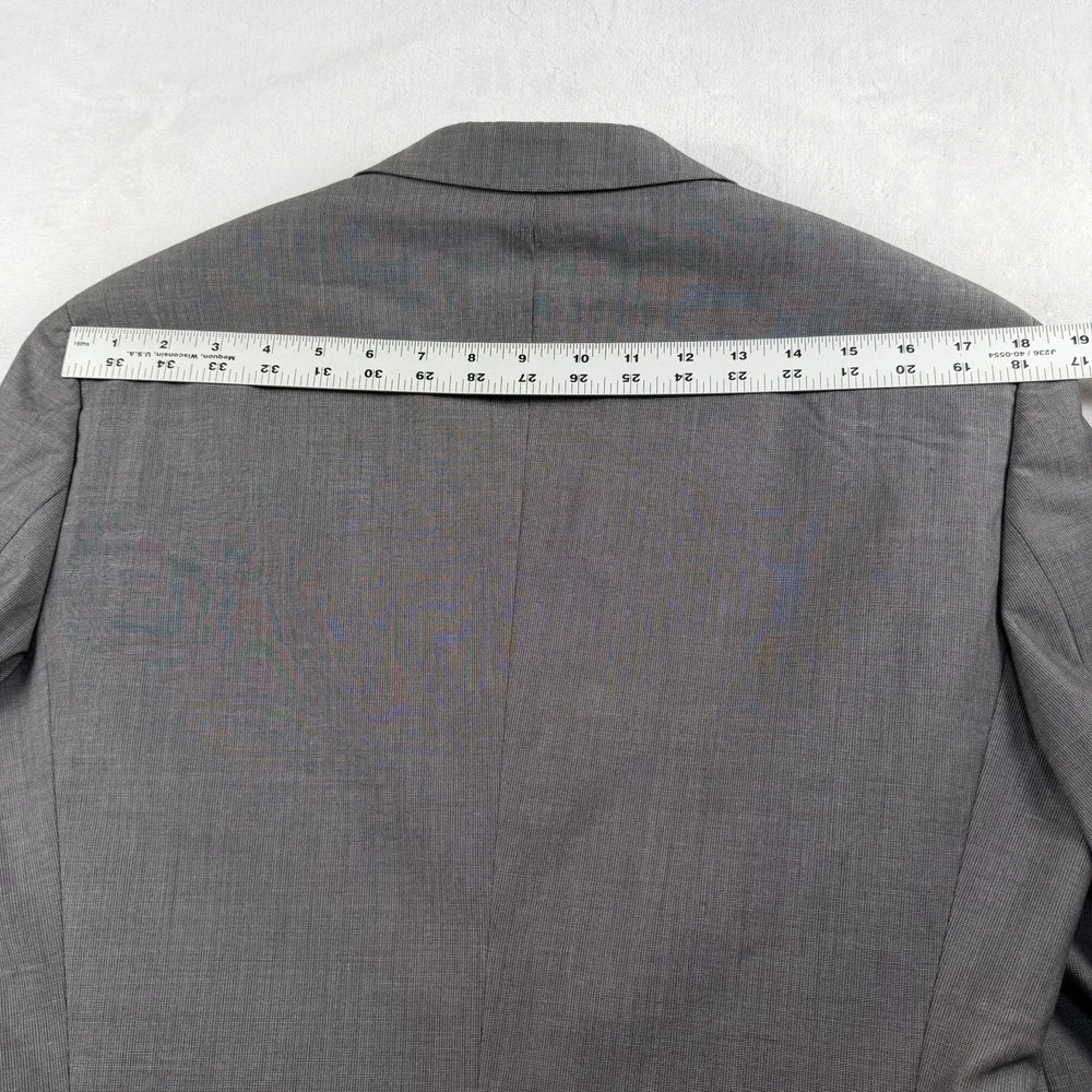 Hugo Boss Huge2/Genius1 Suit Men's 40S Pants 31x28 Wool Cotton Blend Career Work